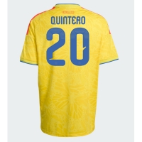 Camiseta Colombia Juan Fernando Quintero #20 Primera Equipación Replica Mundial 2026 mangas cortas
